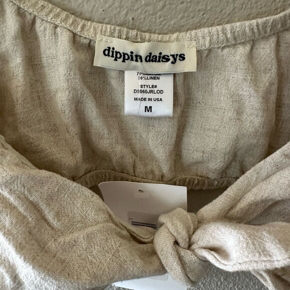NWT Dippin Daisys Linen Blend Marla Crop Top and Saltwater Skirt 2 Piece Set M - Picture 6 of 15